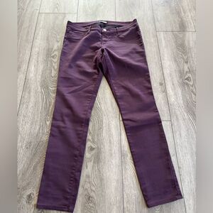 Express Plum Skinny Leggings